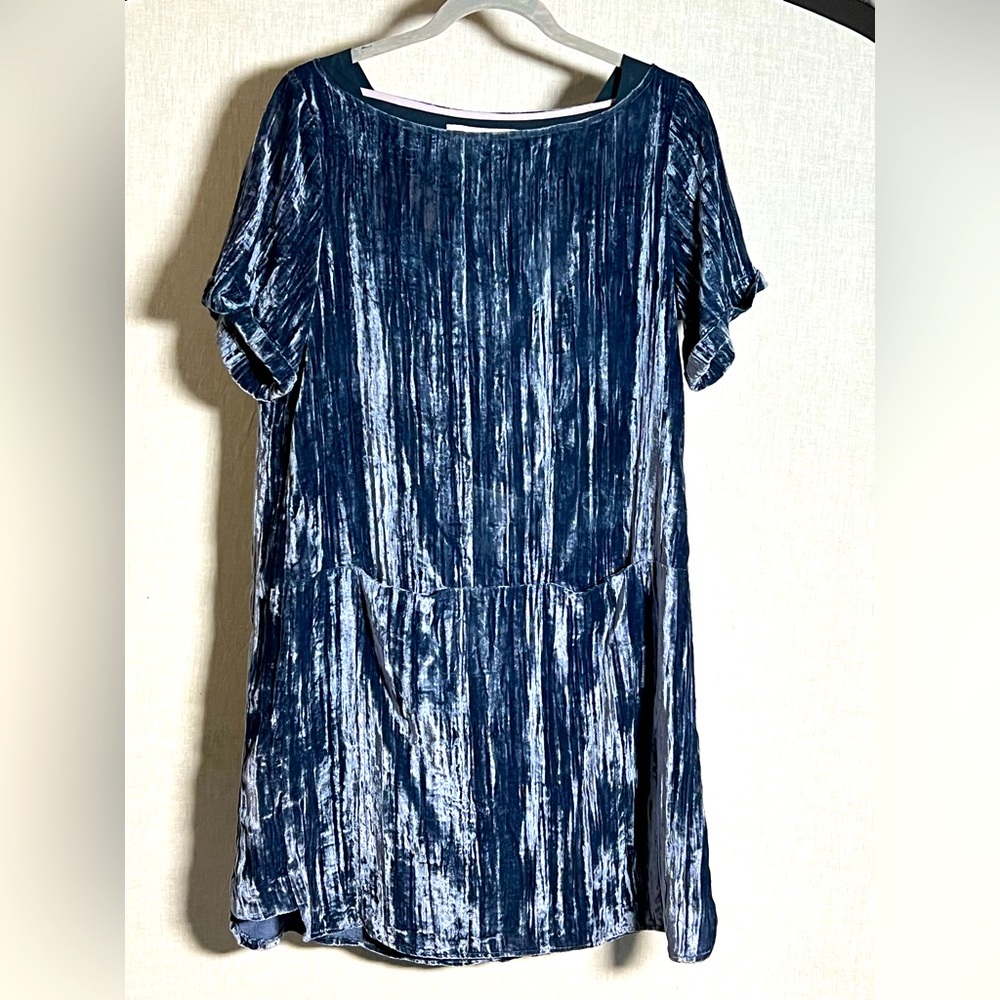 Anthropologie‎ Floreat Blue Beautiful Dress- Small